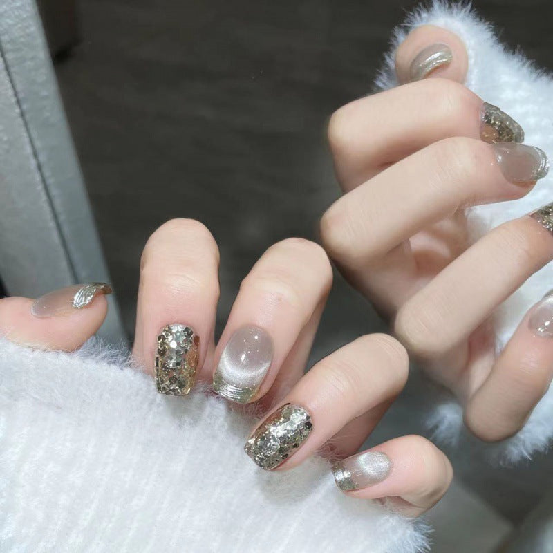 Purely Handmade 10 PCs Nail Set- HM1379