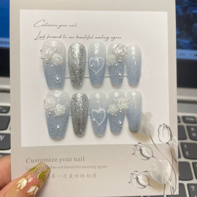 Purely Handmade 10 PCs Nail Set- HM361