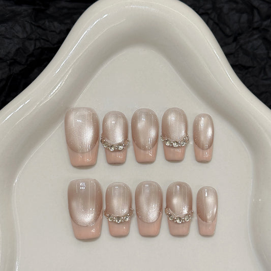 Purely Handmade 10 PCs Nail Set- HM584