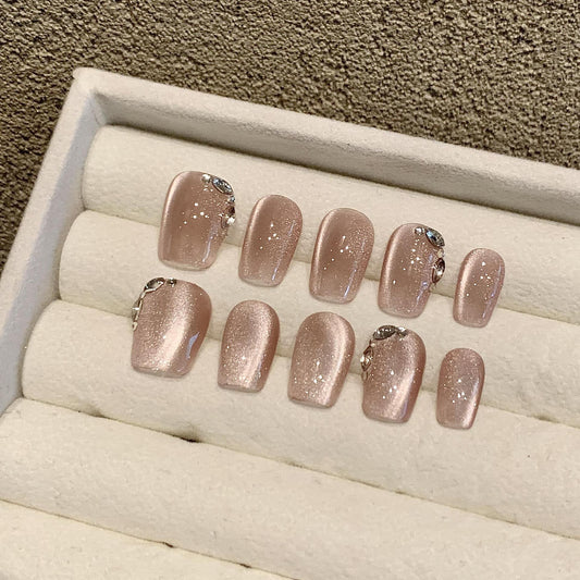 Purely Handmade 10 PCs Nail Set- HM1588