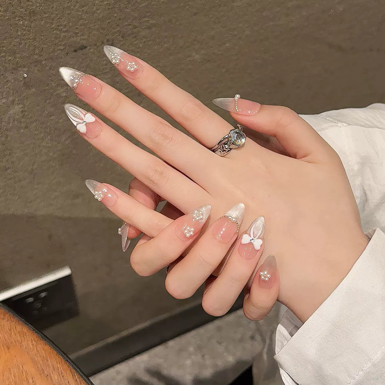 Purely Handmade 10 PCs Nail Set- HM2208