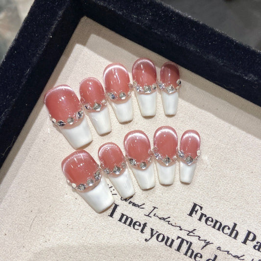 Purely Handmade 10 PCs Nail Set- HM2066