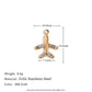 18k Gold Plated Micro-Inlaid Pendants
