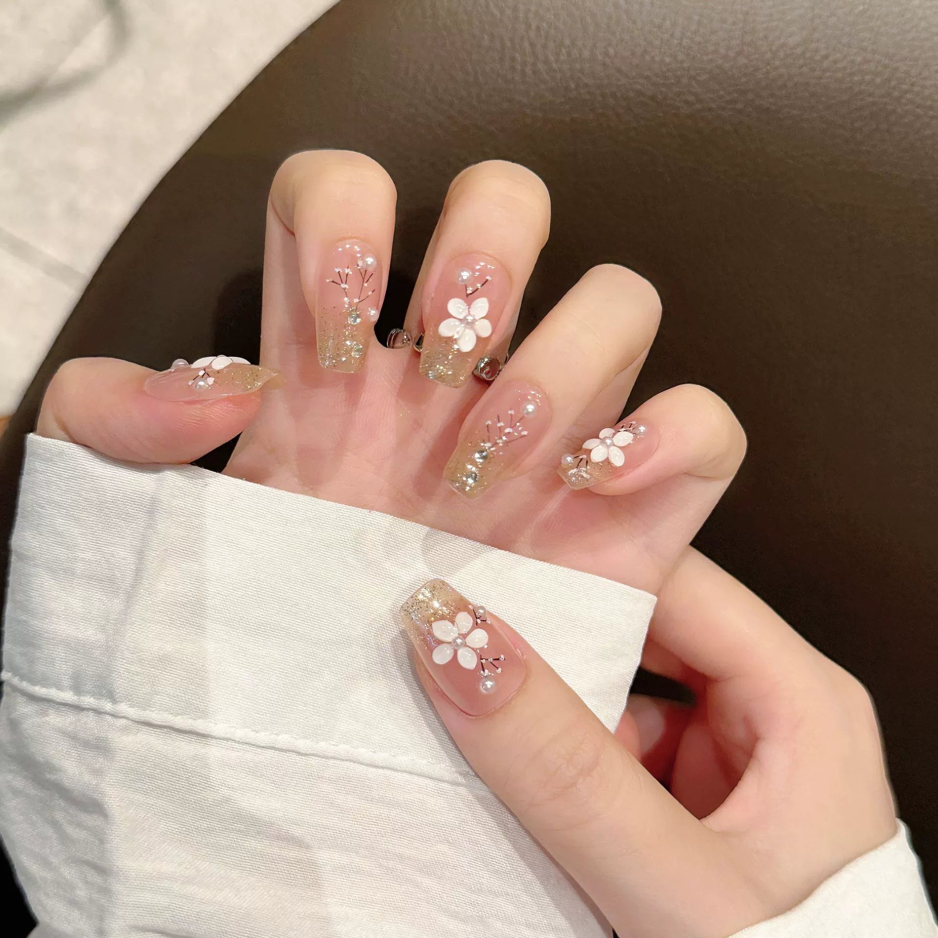 Purely Handmade 10 PCs Nail Set- HM2088