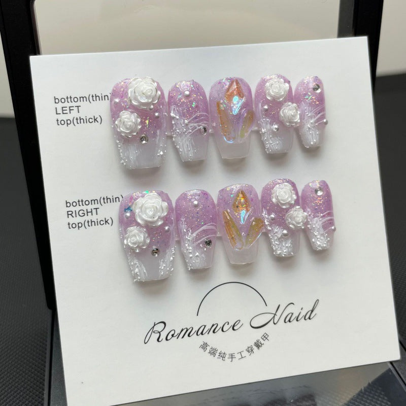 Purely Handmade 10 PCs Nail Set