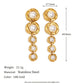 Luxury Retro Pearl Earrings- 18K