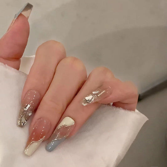 Purely Handmade 10 PCs Nail Set- HM489