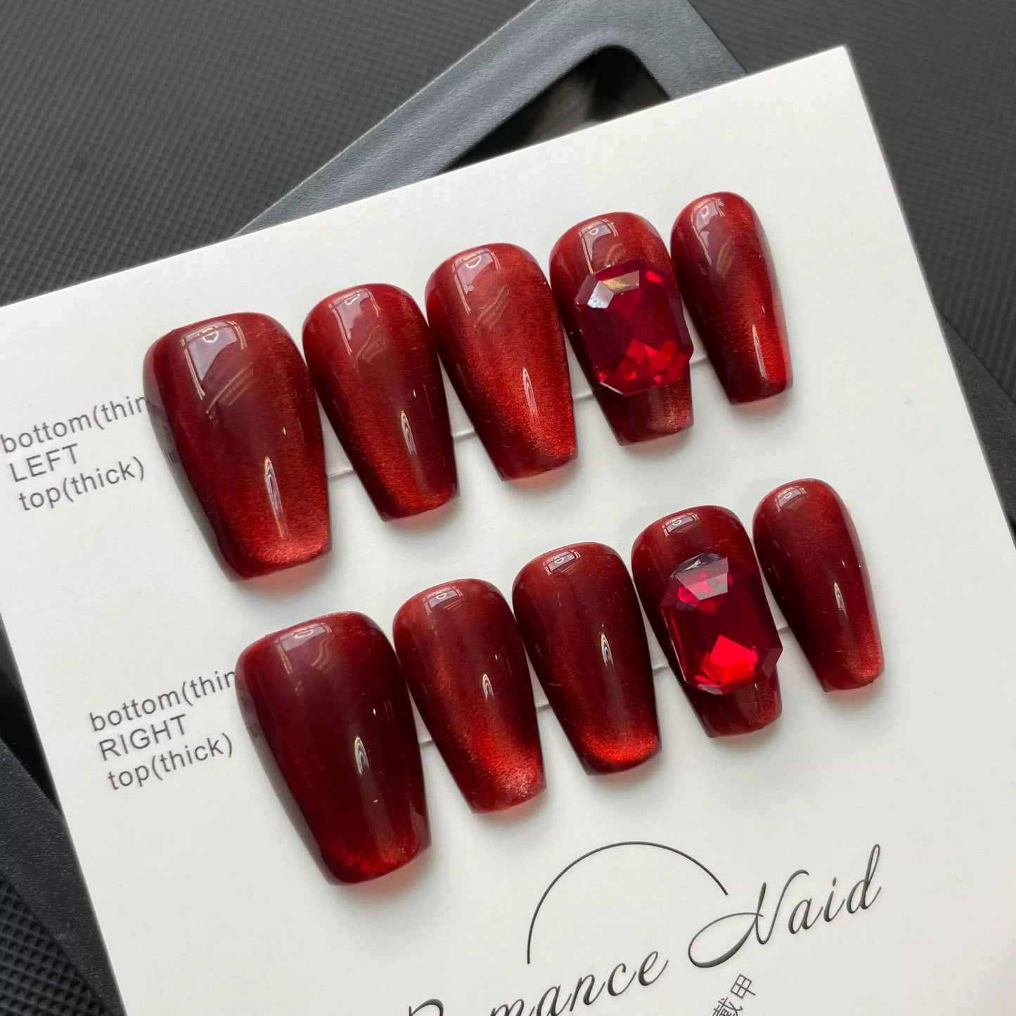 Purely Handmade 10 PCs Nail Set- HM589