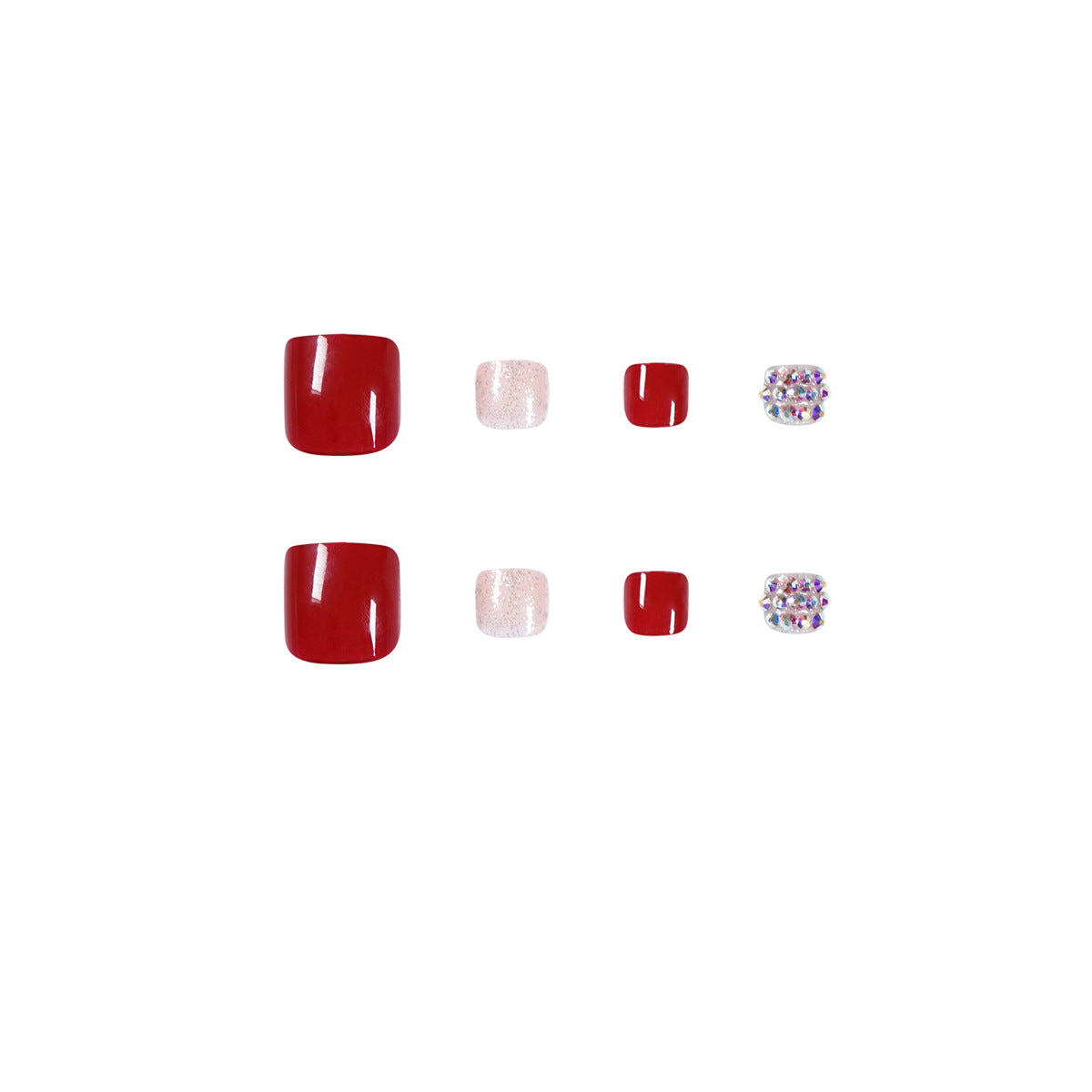 Toe Nails- Red- JP1181