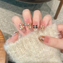 Purely Handmade 10 PCs Nail Set- HM2204