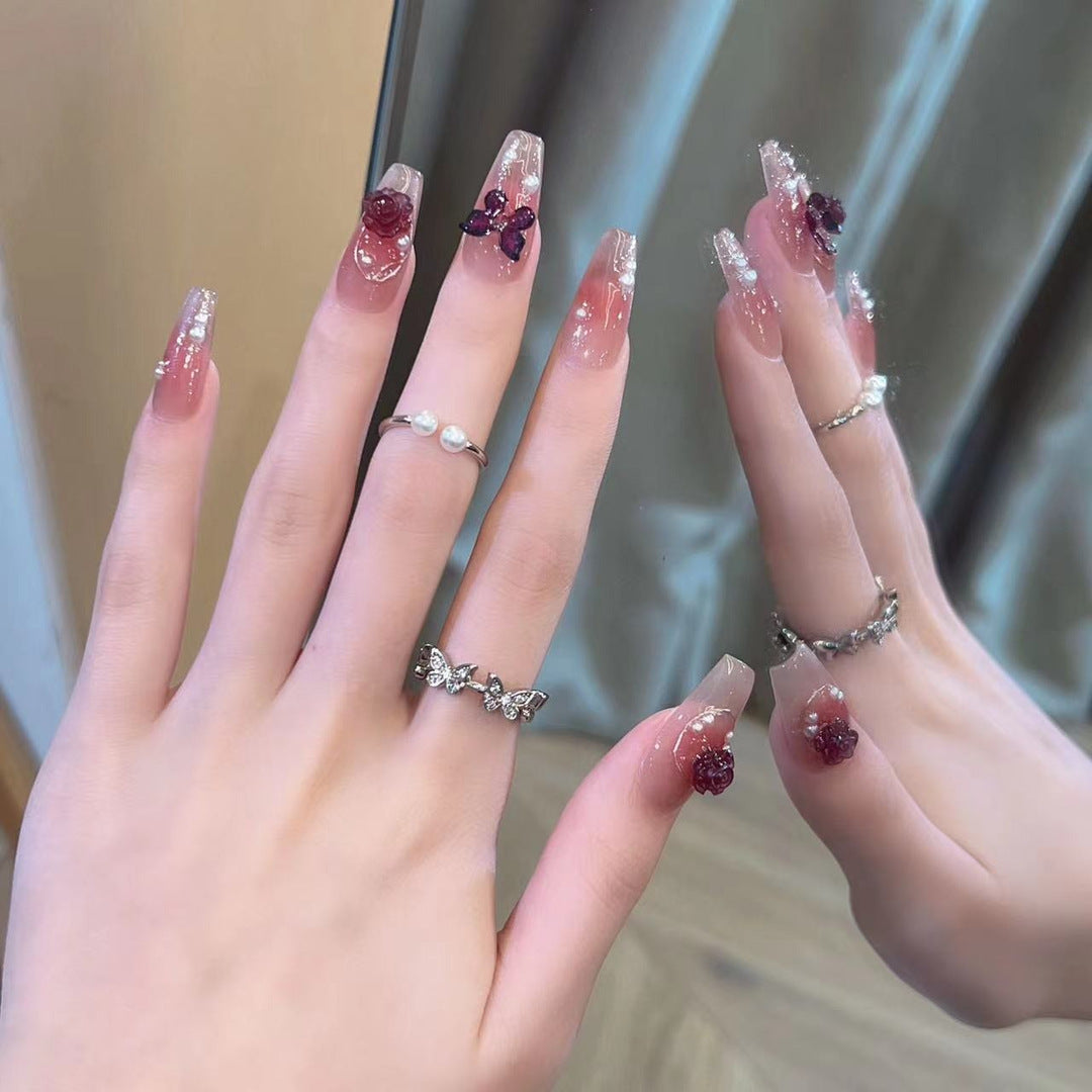 Purely Handmade 10 PCs Nail Set- HM036