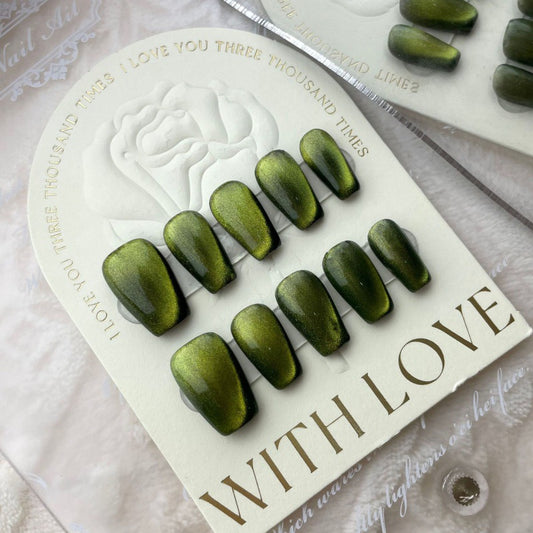 Purely Handmade 10 PCs Nail Set- HM646
