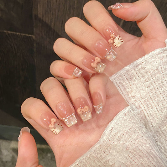 Purely Handmade 10 PCs Nail Set- HM771