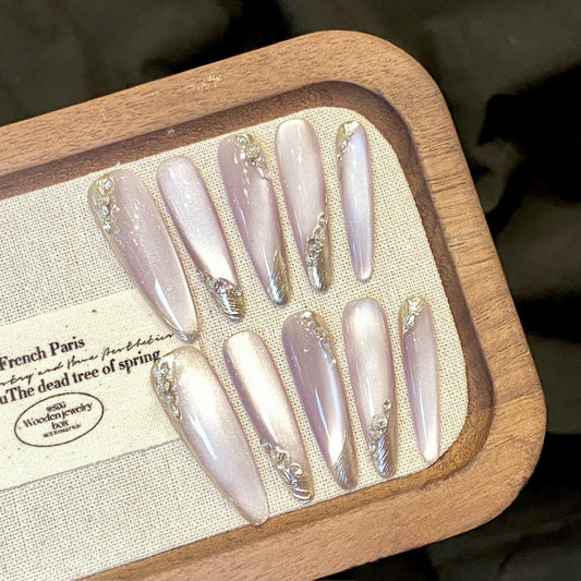 Purely Handmade 10 PCs Nail Set- HM2623