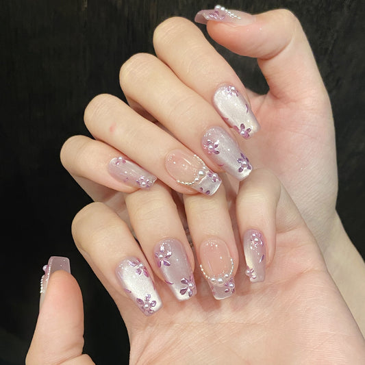 Purely Handmade 10 PCs Nail Set- HM872