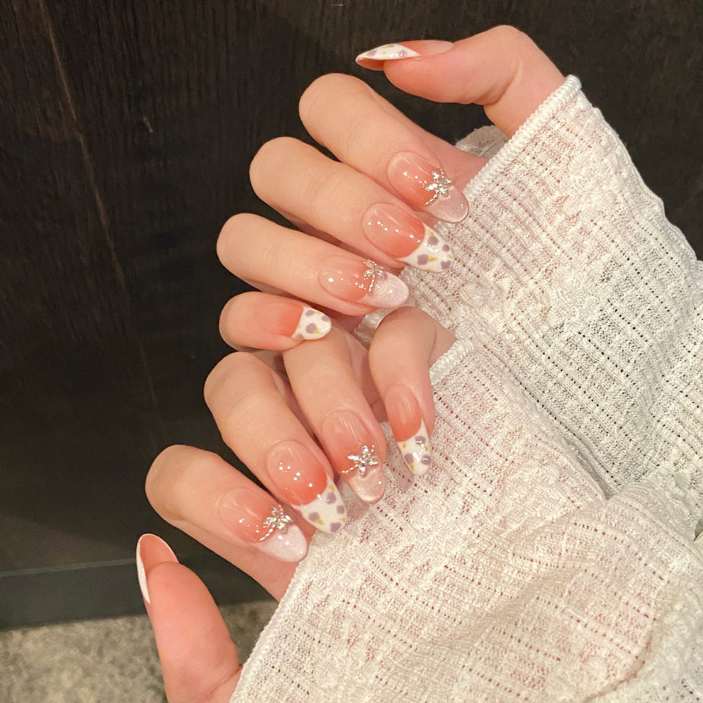 Handmade 10 PCs Nail Set- HM1451