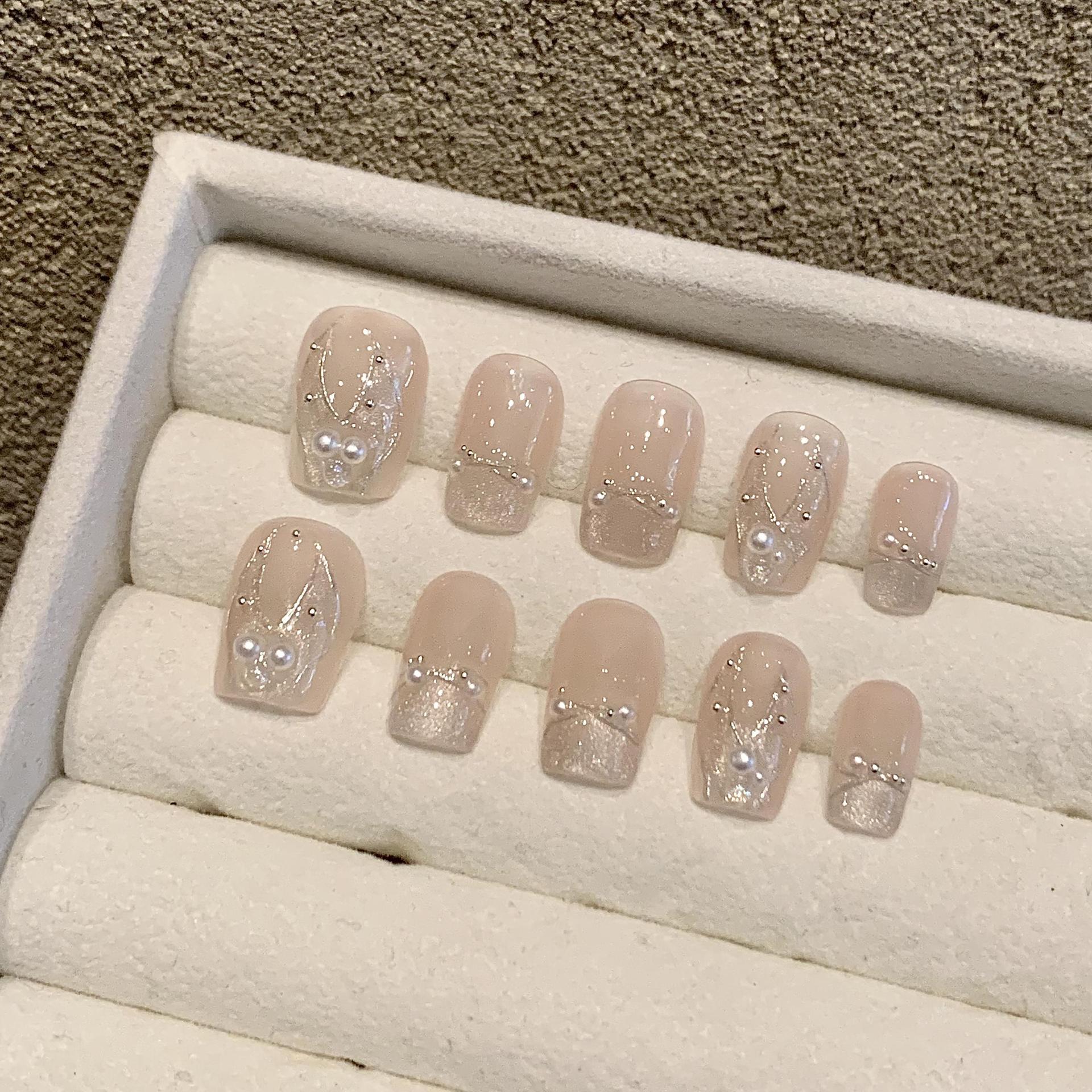Purely Handmade 10 PCs Nail Set- HM1513