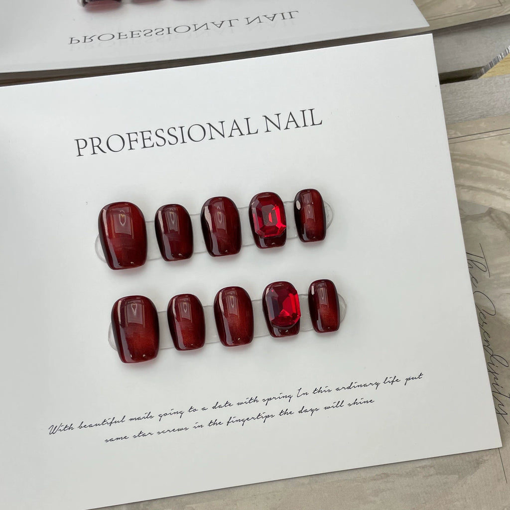 Purely Handmade 10 PCs Nail Set- HM588