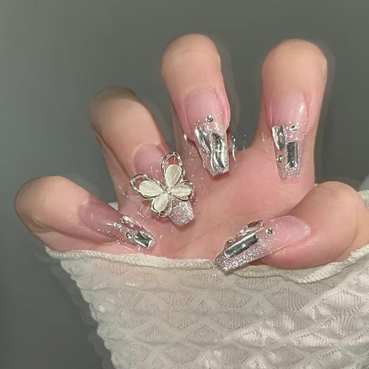 Purely Handmade 10 PCs Nail Set- HM694