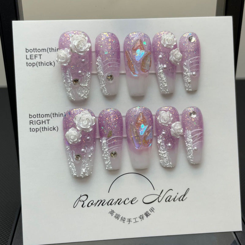 Purely Handmade 10 PCs Nail Set