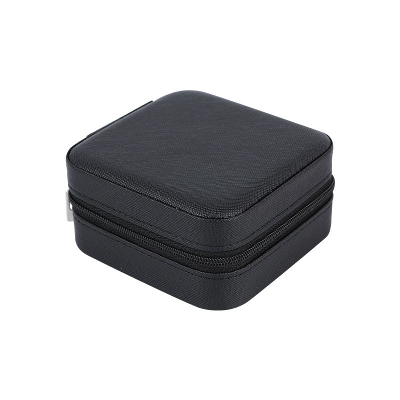 [Clearance] Leather Zipper Jewellery Organiser Portable box