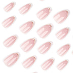 3D French Manicure Press-On Nails Set JP3444