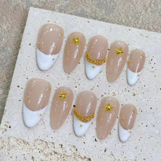 Purely Handmade 10 PCs Nail Set- HM1893