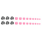 Pink Toe Nails Set F111