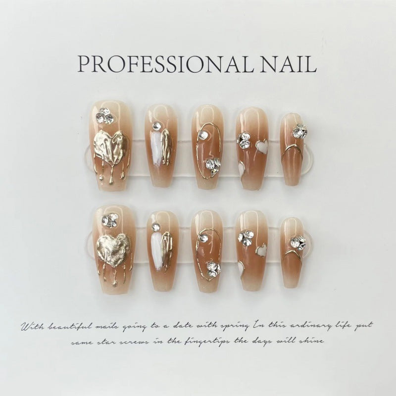 Purely Handmade 10 PCs Nail Set- HM591