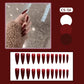 [Clearance]- Long Stiletto Maroon- ST01