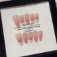 Purely Handmade 10 PCs Nail Set- LF001