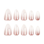 Chrome Ombre Almond Press-On Nails Set JP3495