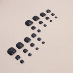 Blue Toe Nails Set- F106