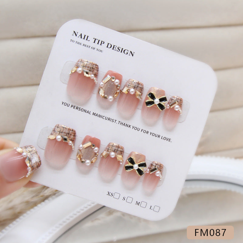 Purely Handmade 10 PCs Nail Set- FM087