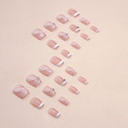 French Manicure Press-On Nails Set Z786