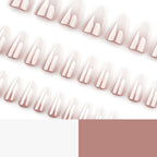 Chrome Ombre Almond Press-On Nails Set JP3495