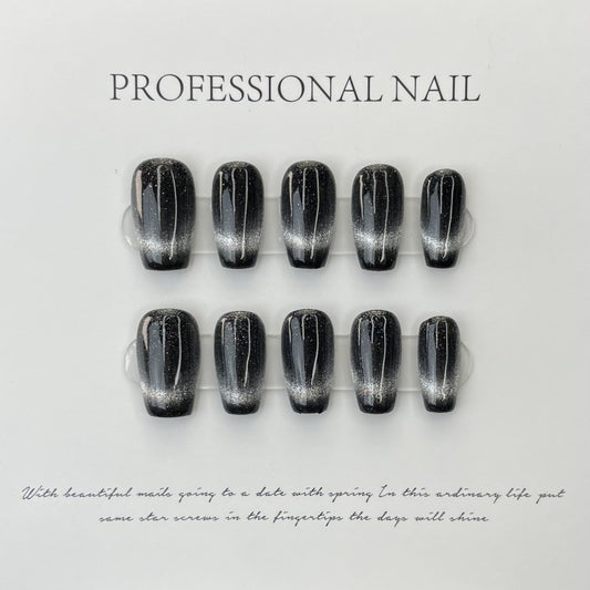 Purely Handmade 10 PCs Nail Set- HM599