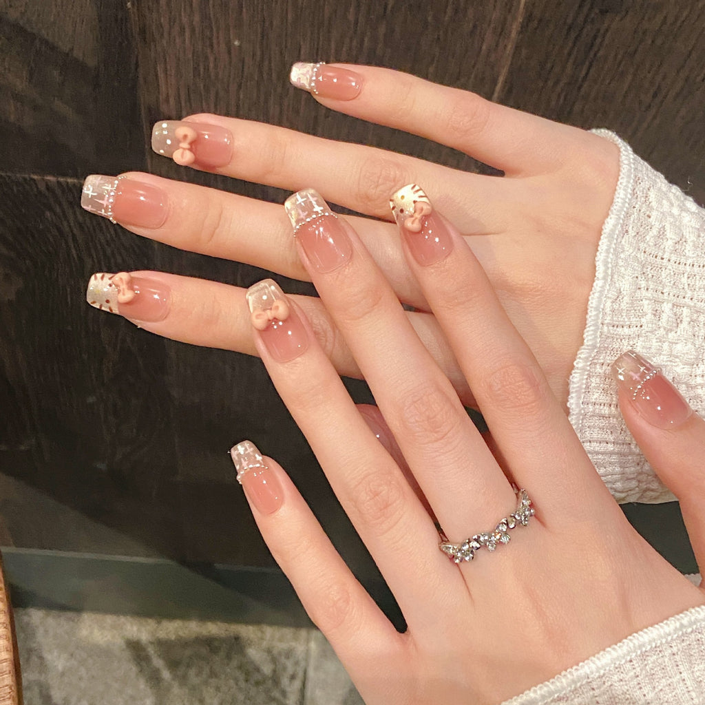 Handmade 10 PCs Nail Set- HM771