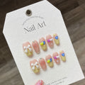 Handmade 10 PCs Nail Set- HM60