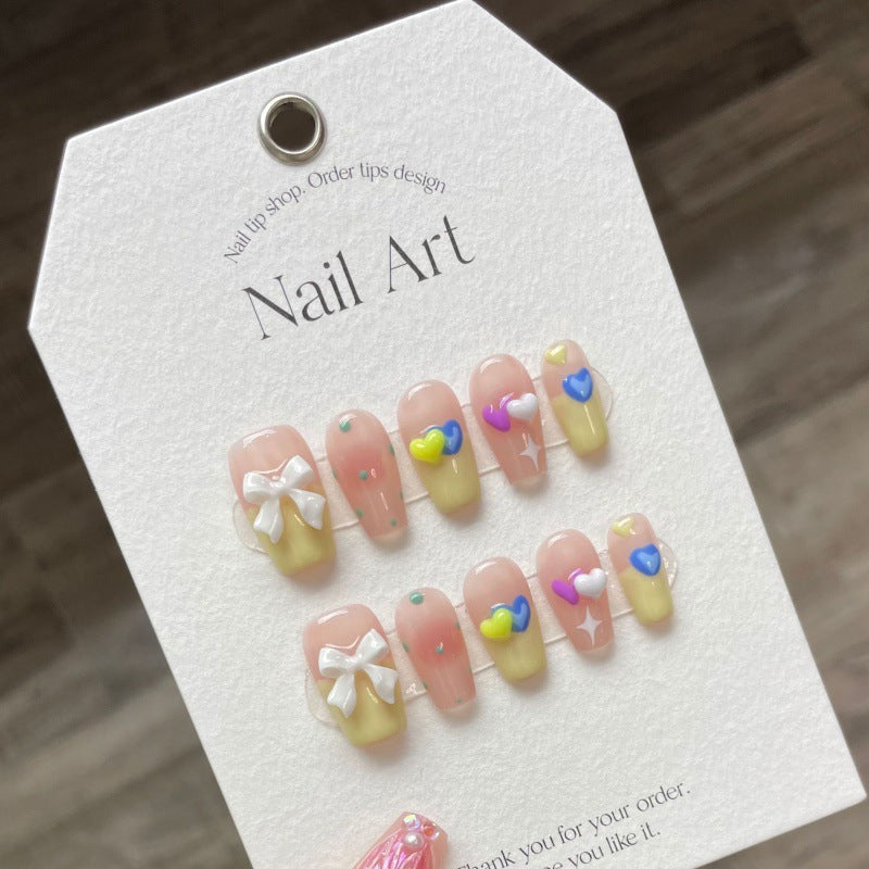 Handmade 10 PCs Nail Set- HM60