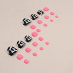 Pink Toe Nails Set F111