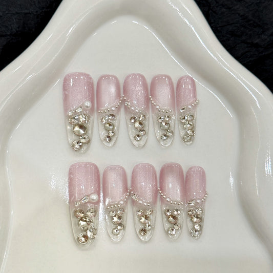 Purely Handmade 10 PCs Nail Set- HM369