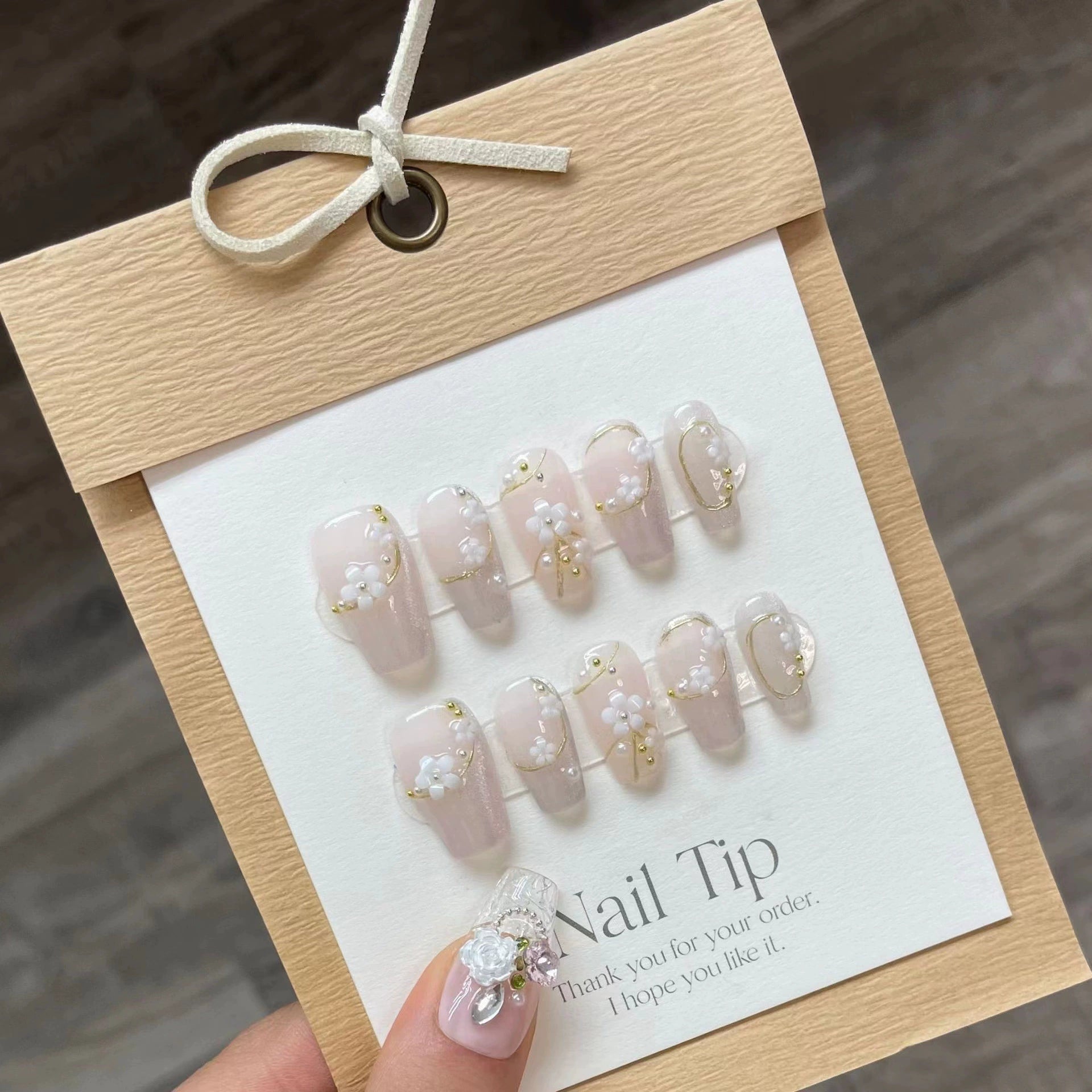 Purely Handmade 10 PCs Nail Set
