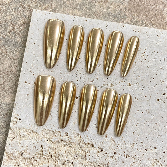 Purely Handmade 10 PCs Nail Set- HM1836
