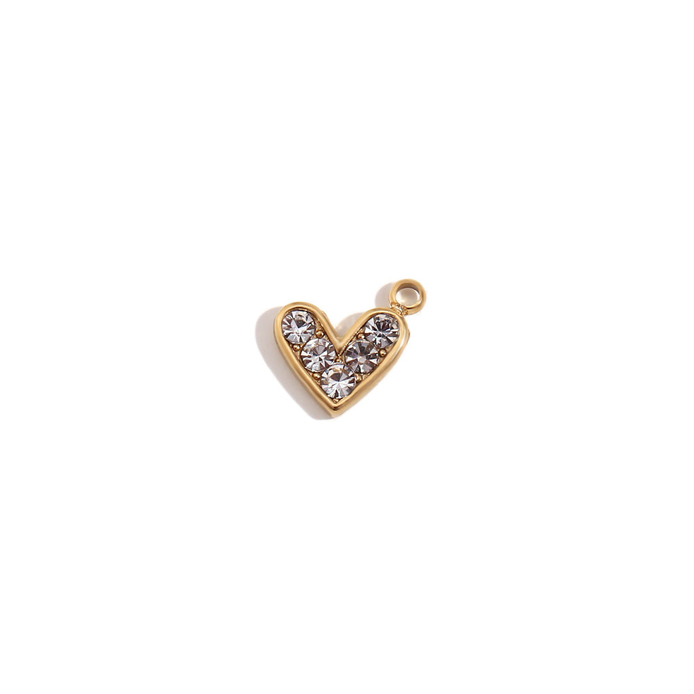 18k Gold Plated Micro-Inlaid Pendants