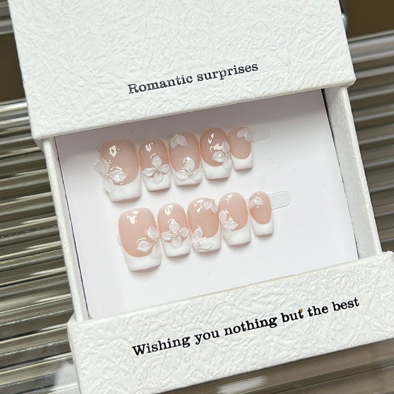Handmade 10 PCs Nail Set- HM56