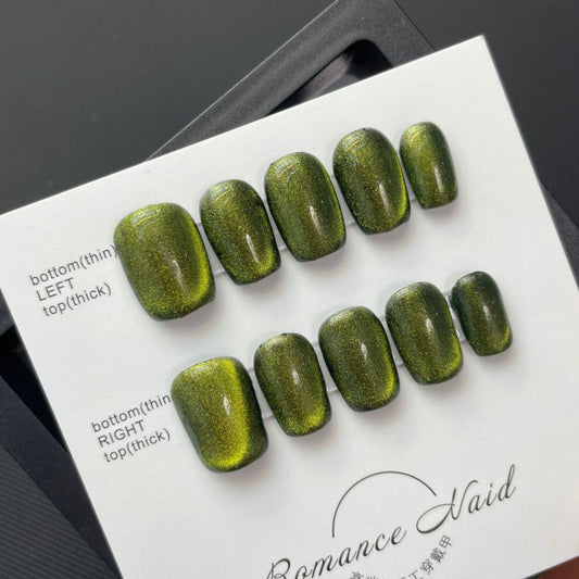 Purely Handmade 10 PCs Nail Set- HM675