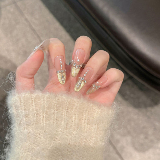 Purely Handmade 10 PCs Nail Set- HM2586
