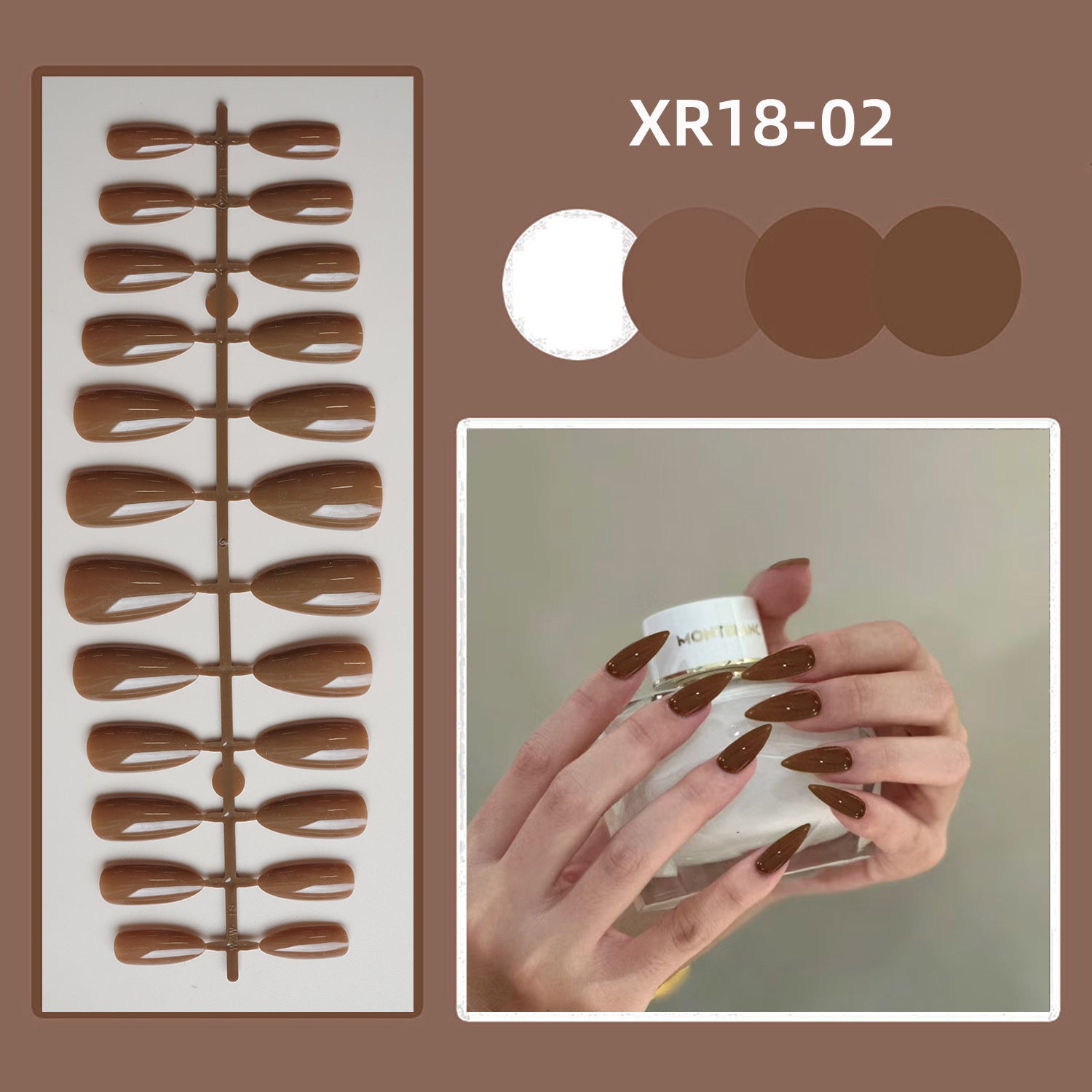 [Clearance]- SM05- Brown- (Without Application Kit)