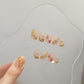 Purely Handmade 10 PCs Nail Set- HM469